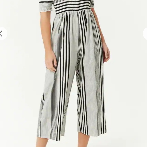 Forever 21 Black and White Jumpsuit - Picture 2 of 5